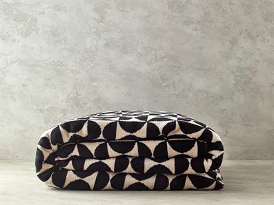 ОДЕАЛО, Кралски размер, Памучен, 220x240 cm, Черен