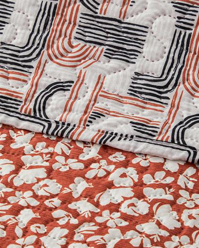 Многофункционално Покривало Кралски размер 240x220 см Теракота