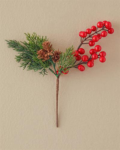 Изкуствено Цвете Един Стрък 29 см Червен