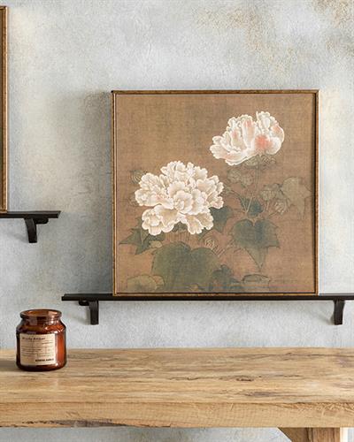 Dark Rose 2 Painting 30x30 cm Gold