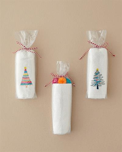 Кърпа За Ръце С бродерия Памучен 30x50 см Екрю