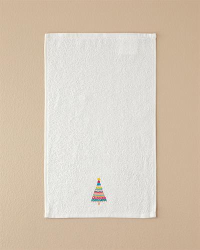 Кърпа За Ръце С бродерия Памучен 30x50 см Екрю