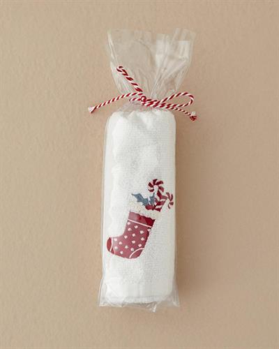 Кърпа За Ръце С бродерия Памучен 30x50 см Екрю