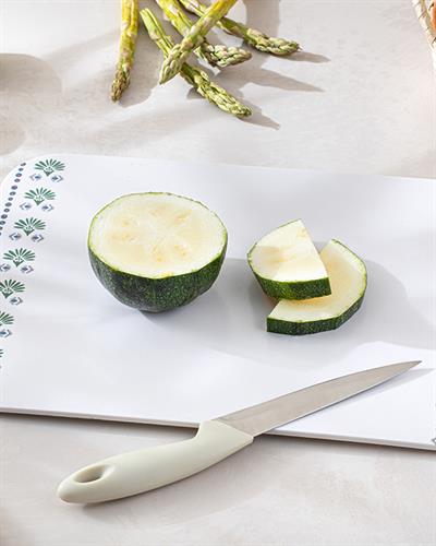 Дъска За Рязане Меламин, Бяло, 32 X 22 Cm