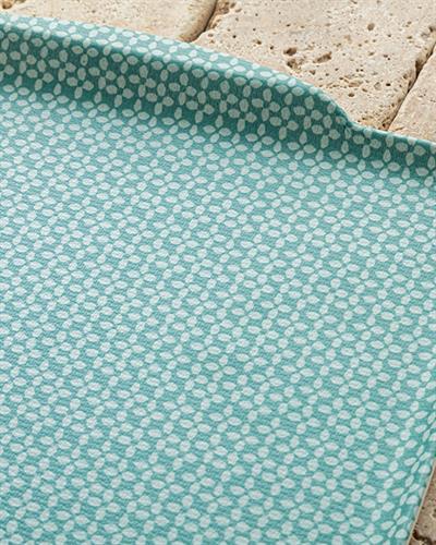 Табла Нехлъзгаща Се, Меламин, Тюркоаз, 37X27 Cm