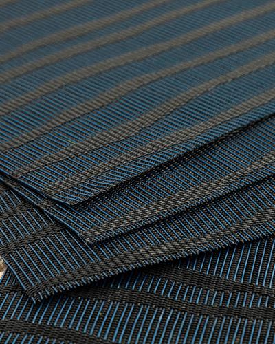 Американзки Сервиз 4 Бр., Pvc, Тъмно Синьо, 45 X 30 Cm