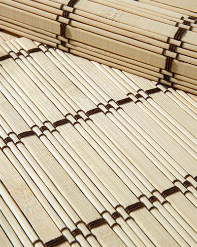 Американзки Сервиз 4 Бр., Бамбук, Бежово, 45 X 30 Cm