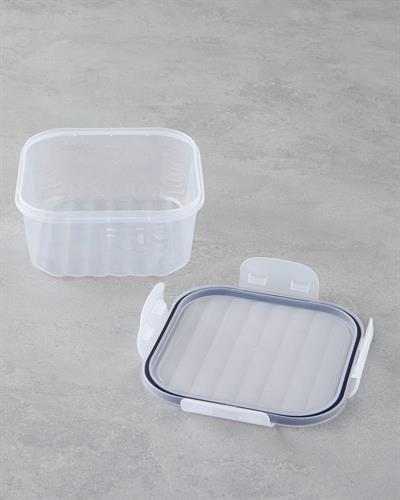 Кутия За Съхранение Пластмаса 400-800-1400 мл Прозрачен