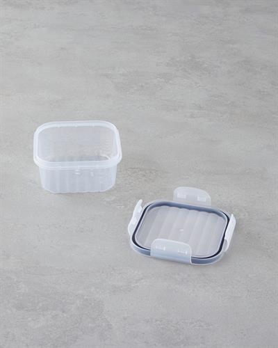 Кутия За Съхранение Пластмаса 400-800-1400 мл Прозрачен