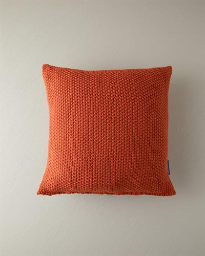 Knitwear Cover Throw Pillows 45x45 cm Brick Red