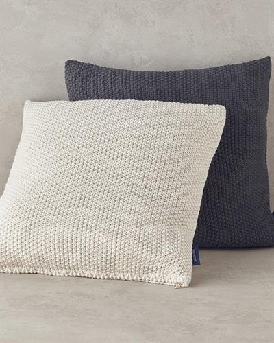 Калъфка Декоративн Възглавница Трико 45x45 см Светло каменно сив