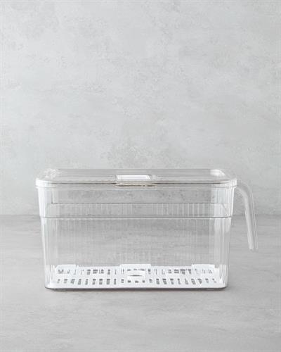 Кутия За Съхранение Пластмаса 5 л. Прозрачен