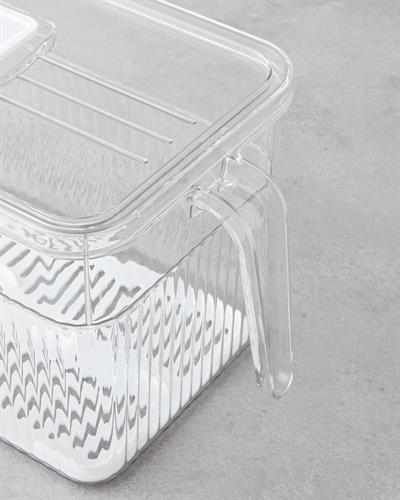 Кутия За Съхранение Пластмаса 5 л. Прозрачен