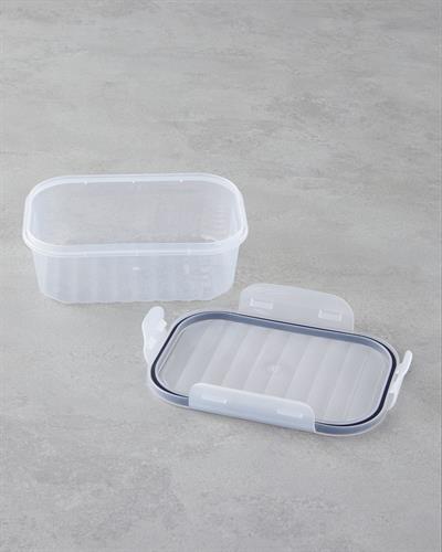 Кутия За Съхранение Пластмаса 500 - 1000 - 1700 мл Прозрачен