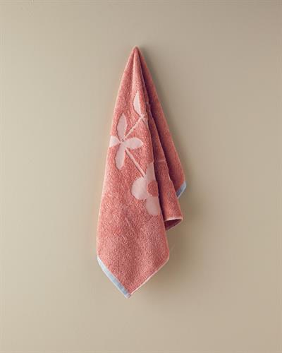 Кърпа За Лице Жакардов Памучен полиестер 50x80 см Розов