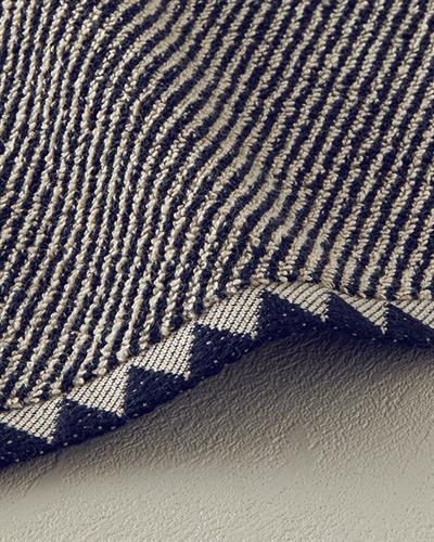 Кърпа За Лице Багрени нишки Памучен 50x80 см Черен - Светлобежов