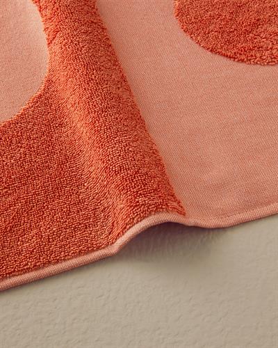 Кърпа За Лице Жакардов Памучен полиестер 50x80 см Оранжев