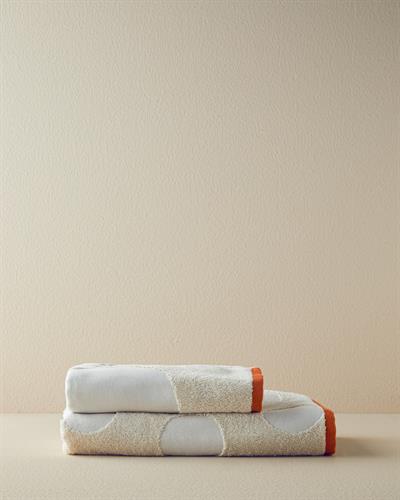 Кърпа За Лице Жакардов Памучен полиестер 50x80 см Бежов