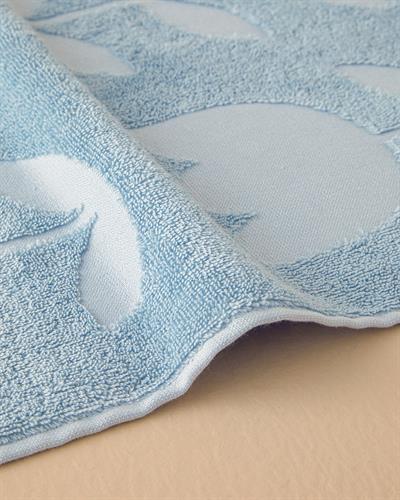Кърпа За Лице Жакардов Памучен полиестер 50x80 см Син