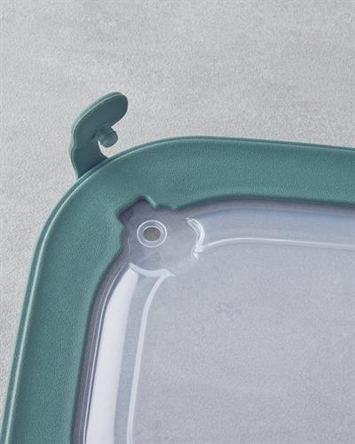 Комплект Кутии За Съхранение Пластмаса 600,1100,1800 мл Зелен