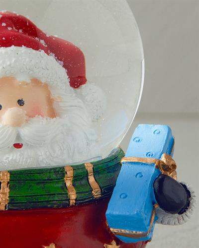 Снежен Глобус 6,5x8x8,4 см Червен