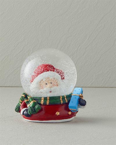 Снежен Глобус 6,5x8x8,4 см Червен