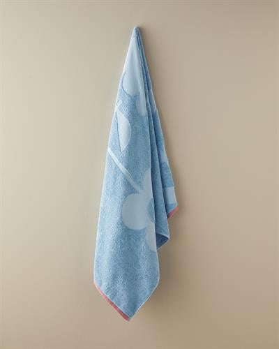 Кърпа За Баня Жакардов Памучен полиестер 70x140 см Син