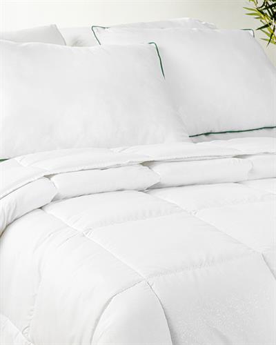  Комплект Възглавница И Завивка,  Двоен Размер, Bamboo Basıc Бамбук, 195 X 215 Cm, Бяло