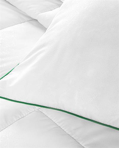  Комплект Възглавница И Завивка,  Двоен Размер, Bamboo Basıc Бамбук, 195 X 215 Cm, Бяло