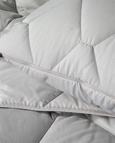 Комплект Възглавница И Завивка, Двоен Размер,Colourful , Памучен, 195 X 215 Cm, Светло Сиво