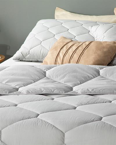 Комплект Възглавница И Завивка, Двоен Размер,Colourful , Памучен, 195 X 215 Cm, Светло Сиво