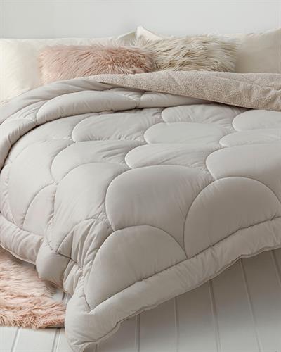 Юрган, Двоен Размер, Cozy Sherpa, 195 X 215 Cm, Бежово