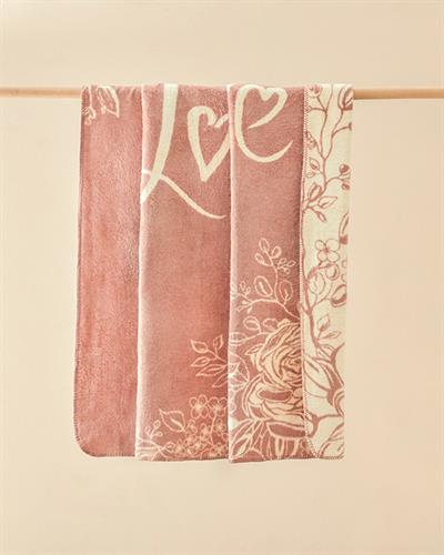 Тв Одеало, Deep Love Акрил, 130 X 170 Cm, Розово