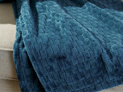  Тв Одеало,  Delicate Soft Touch, 120 X 160 Cm, Петролово Синьо