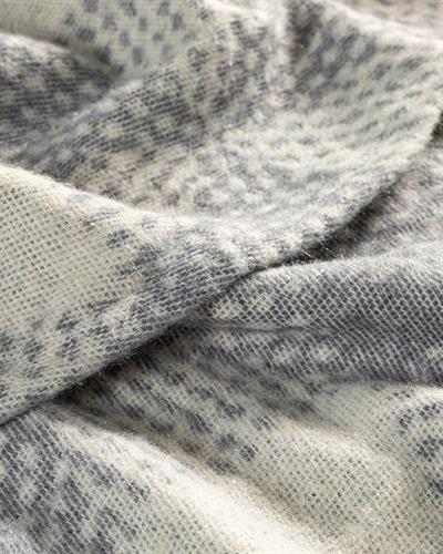 Одеало, Двоен Размер, Diamond Check , Pv Плюш, 180 X 220 Cm, Сиво
