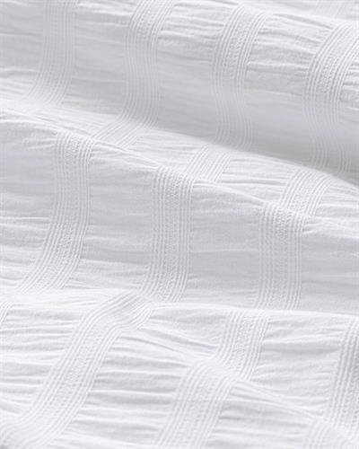 Комплект Спално Бель Gofre,  Двоен Размер,Lidya  Памучен, 200 X 220 Cm/ 50x70 Cm, Бяло