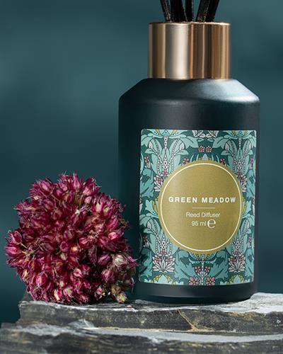 Ароматизатор За Стая С Пръчици Green Meadow ,95 мл, Зелен