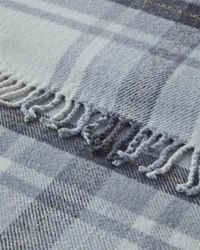 Одеало, Двоен Размер,Halden , Памучен, 200 X 220 Cm, Сиво