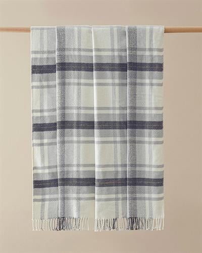 Одеало, Двоен Размер,Halden , Памучен, 200 X 220 Cm, Сиво