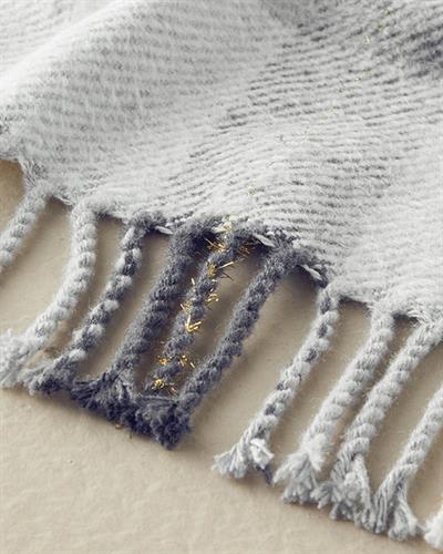 Одеало, Двоен Размер,Halden , Памучен, 200 X 220 Cm, Сиво