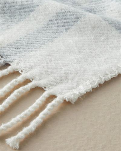 Одеало, Двоен Размер,Halden , Памучен, 200 X 220 Cm, Сиво