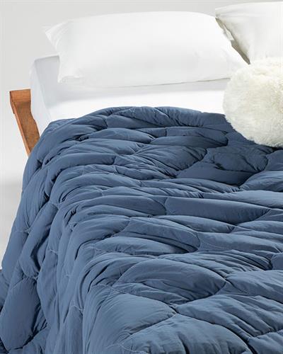 Юрган King Size,Soft , Crinkle Микрофибър, 235 X 215 Cm, Синьо