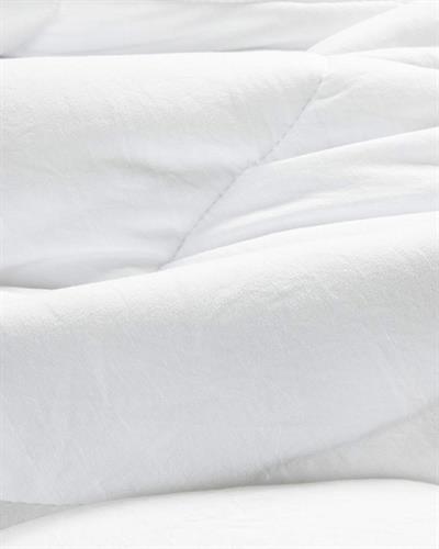  Юрган, King Size,Soft,  Crinkle Микрофибър, 235 X 215 Cm, Бяло