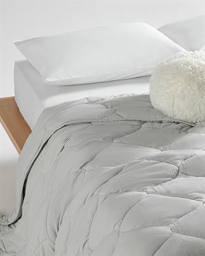 Юрган, King Size,Soft Crinkle, Микрофибър, 235 X 215 Cm, Сиво