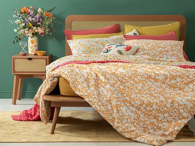 Комплект Спално Бель King Size,Wild Flowers , Памучен, 240 X 220 Cm/ 50x70 Cm, Розово