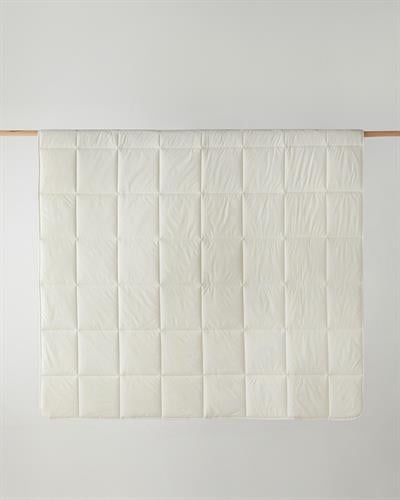 Юрган, Двоен Размер, Layna , Измиваема Вълна, 195 X 215 Cm, Бяло