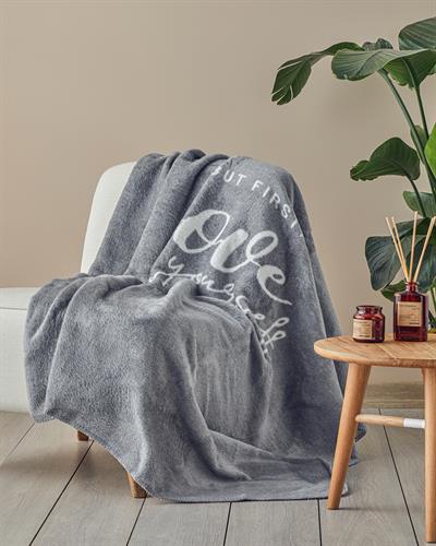Тв Одеяло,Love Yourself , Акрил, 130x170 см, Сив