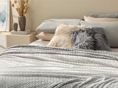 Одеало, Единичен Размер, Moonlight Ombre Super Soft, 150 X 200 Cm, Сиво-Антрацит