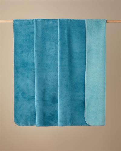 Одеало, Двоен Размер,Plain,  Памучен, 200 X 220 Cm, Селедон