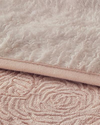 Одеало, Двоен Размер, Shabby Rose Emboss, 200 X 220 Cm, Прах
